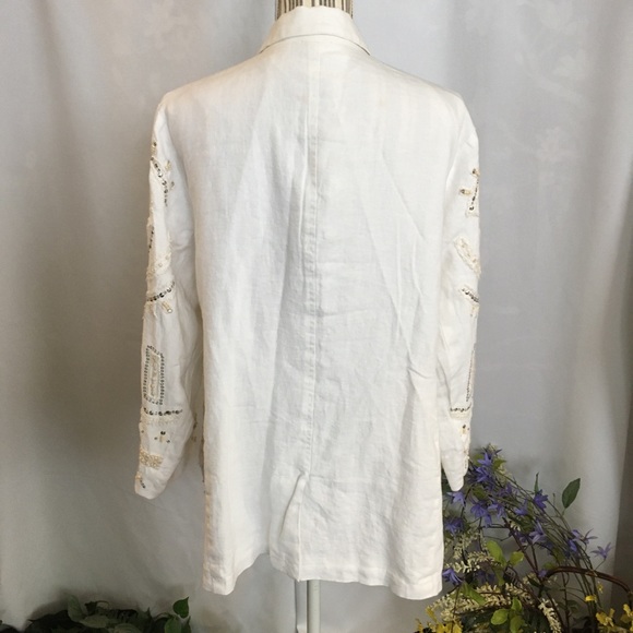 🆕 Chico’s Linen Jacket - Picture 4 of 10